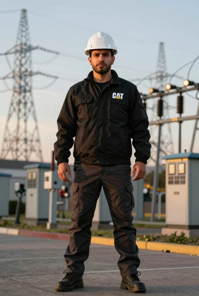 Técnico electricista en subestación eléctrica